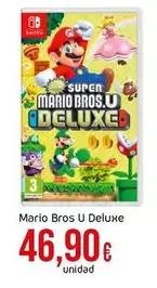 Oferta de Nintendo SWITCH - Mario Bros U Deluxe por 46,9€ en Froiz