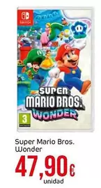 Oferta de Nintendo SWITCH - Super Mario Bros. Wonder por 47,9€ en Froiz