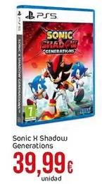 Oferta de Sonic -  X Shadow Generations por 39,99€ en Froiz