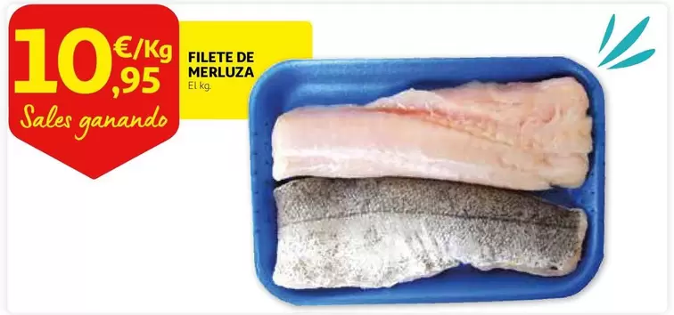 Oferta de Filete De Merluza por 10,95€ en Alcampo