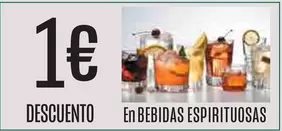 Oferta de En Bebidas Espirituosas por 1€ en Masymas