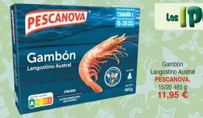 Oferta de Pescanova - Gambón Langostino Austral por 11,95€ en Masymas