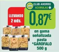 Oferta de Garofalo - En Gama Senalizada Pasta por 0,87€ en Masymas