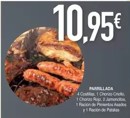 Oferta de Parrillada por 10,95€ en Masymas