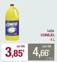 Oferta de Conejo - Lejía por 3,85€ en Masymas