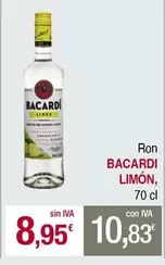 Oferta de Bacardi - Ron Limón por 8,95€ en Masymas