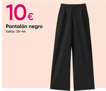 Oferta de Pantalón Negro en Pepco