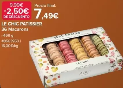 Oferta de 36 Macarons por 7,49€ en Costco