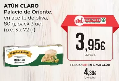 Oferta de Claro - Atun por 4,39€ en SPAR Gran Canaria