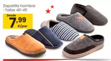 Oferta de Zapatilla Hombre por 7,99€ en Eroski