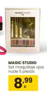 Oferta de Magic Studio - Set Maquillaje Ojos Nude 5 Piezas por 8,99€ en Eroski