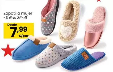 Oferta de Zapatilla Mujer por 7,99€ en Eroski