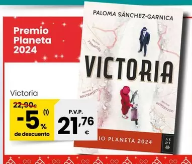 Oferta de Planeta - Paloma Sanchez-Garnica por 21,76€ en Eroski