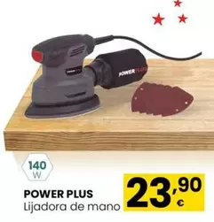 Oferta de Power plus - Lijadora De Mano por 23,9€ en Eroski