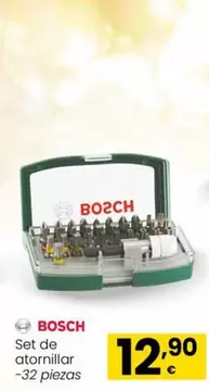 Oferta de Bosch - Set De Atornillar por 12,9€ en Eroski