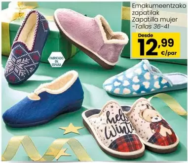 Oferta de Zapatilla Mujer por 12,99€ en Eroski