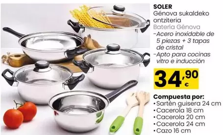 Oferta de Soler - Góvo Sukaldeko Ontzieria en Eroski