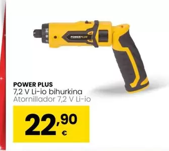 Oferta de Power plus - Atornillador por 22,9€ en Eroski