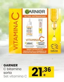 Oferta de Garnier - C Bitamina Sorta por 21,36€ en Eroski