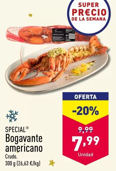 Oferta de Special - Bogavante Americano por 7,99€ en ALDI