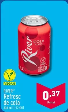 Oferta de River - Refresco De Cola por 0,37€ en ALDI