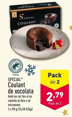 Oferta de Special - Coulant De Chocolate por 2,79€ en ALDI