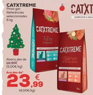 Oferta de Catxtreme - Pienso Gato Referencias Seleccionadas por 23,99€ en Kiwoko