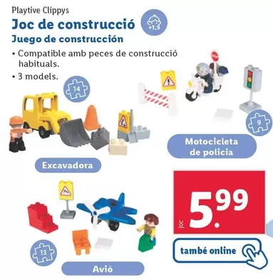 Oferta de Playtive Clippys - Juego De Construcción por 5,99€ en Lidl