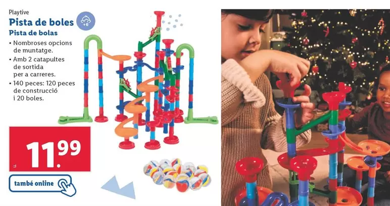 Oferta de Playtive - Pista De Bolas por 11,99€ en Lidl