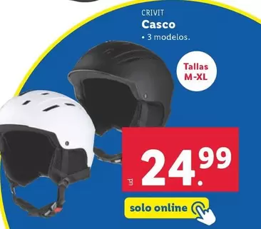 Oferta de Crivit - Casco por 24,99€ en Lidl