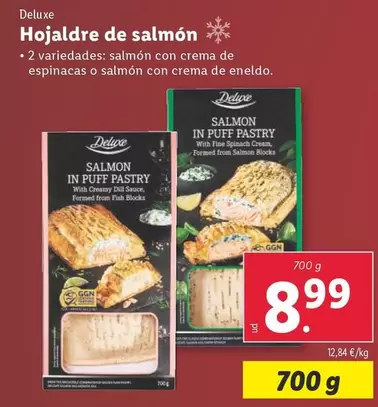 Oferta de Deluxe - Hojaldre De Salmón por 8,99€ en Lidl