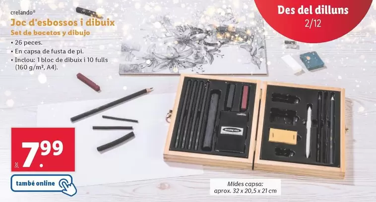 Oferta de Crelando - Set De Pecessar Y Aldujo por 7,99€ en Lidl