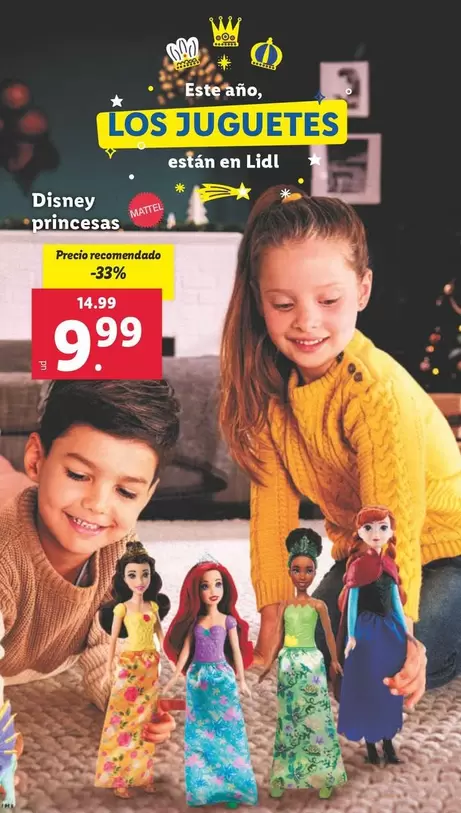 Oferta de Mattel - Disney Princesas por 9,99€ en Lidl