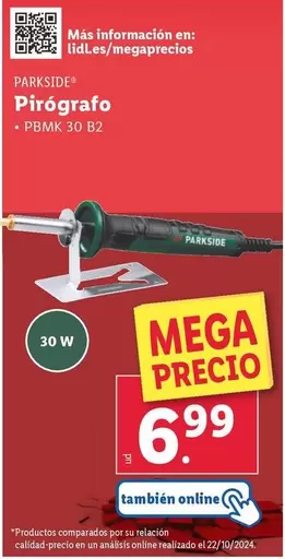 Oferta de Pirografo por 6,99€ en Lidl