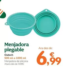 Oferta de Outech - Comedero Plegable por 6,99€ en Tiendanimal