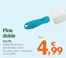 Oferta de Yes!Ph - Peine Doble por 4,99€ en Tiendanimal