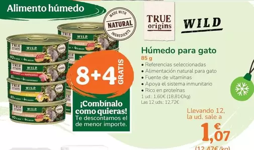 Oferta de True Origins - Humedo Para Gato por 1,6€ en Tiendanimal