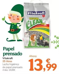 Oferta de Vitakraft - Papel Prensado por 13,99€ en Tiendanimal