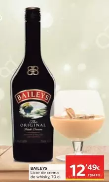 Oferta de Baileys - Licor De Crema De Whisky por 12,49€ en Caprabo