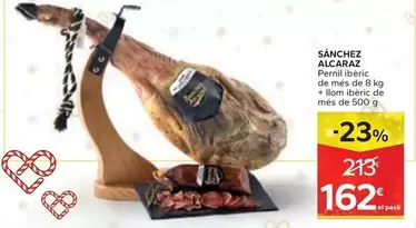 Oferta de Sánchez Alcaraz - Pernil Ibèric De Més De + Llom Ibèric De Més por 162€ en Caprabo