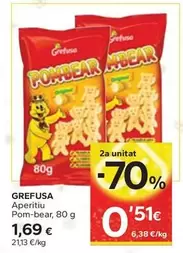 Oferta de Grefusa - Aperitiu Pom-Bear por 1,69€ en Caprabo