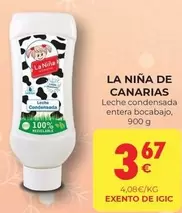 Oferta de Leche Condensada Entera Bocabajo por 3,67€ en CashDiplo