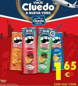 Oferta de Pringles - Cluedo A Nueva York por 1,7€ en CashDiplo