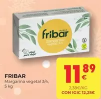 Oferta de Margarina Vegetal por 11,89€ en CashDiplo