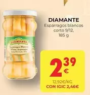 Oferta de Diamante - Esparragos Blancos Corto por 2,39€ en CashDiplo