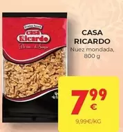 Oferta de Casa Ricardo - Nuez Mondada por 7,99€ en CashDiplo