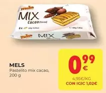 Oferta de MELS - Pastelito Mix Cacao por 0,99€ en CashDiplo