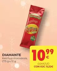 Oferta de Diamante - Ketchup Monodosis por 10,99€ en CashDiplo