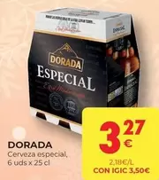 Oferta de Dorada - Cerveza Especial por 3,27€ en CashDiplo