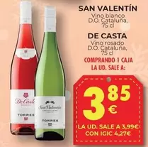 Oferta de San valentin - Vino Rosado D.o. Cataluna por 3,85€ en CashDiplo